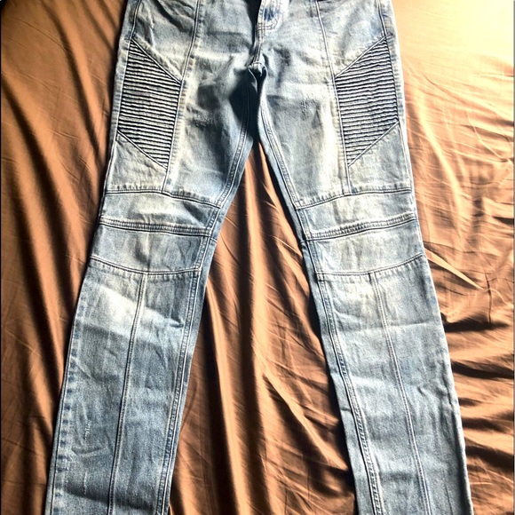 Light Blue Pacsun Skinny Jeans - Picture 1 of 4